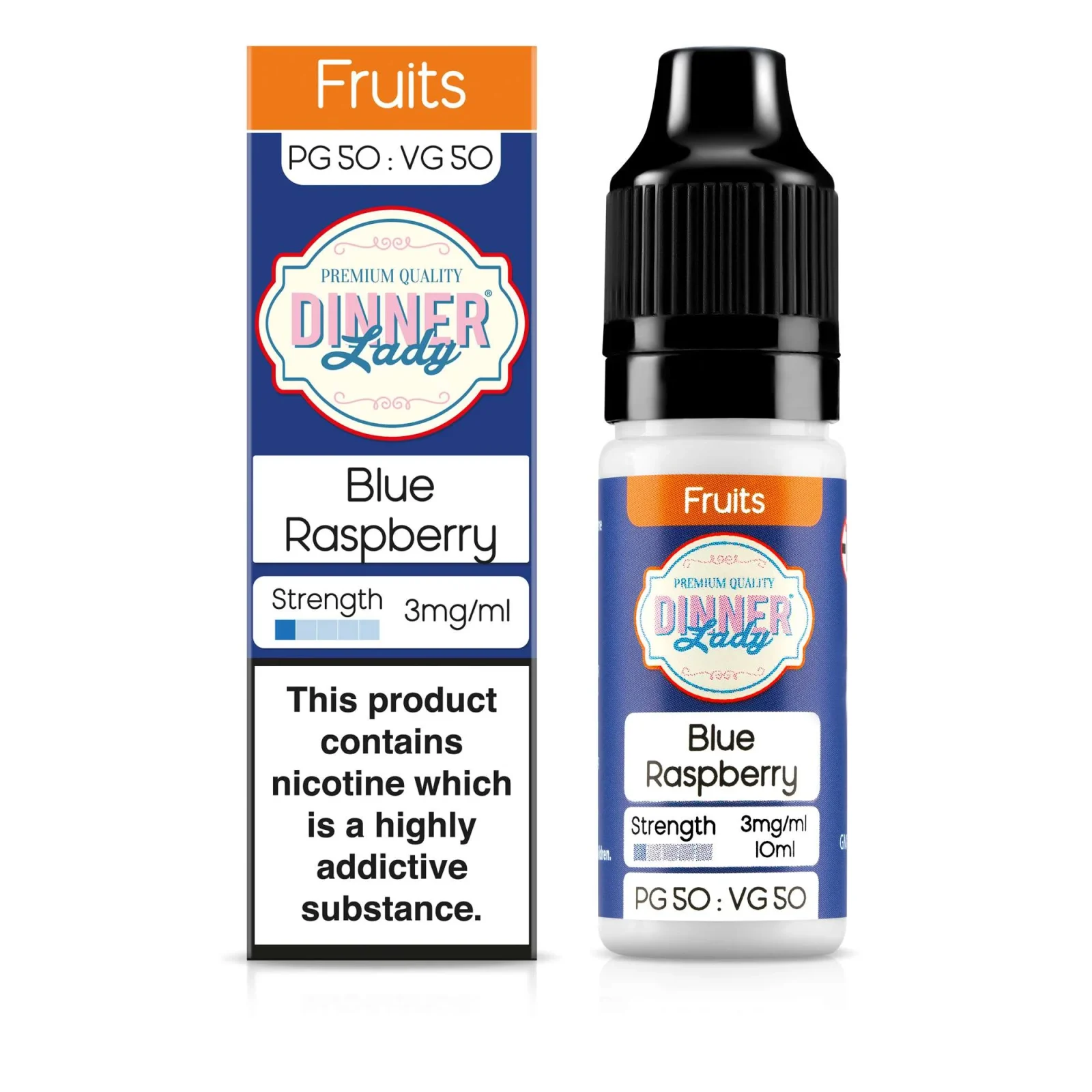 Blue Raspberry 50:50 10ml E-Liquid - Image 2