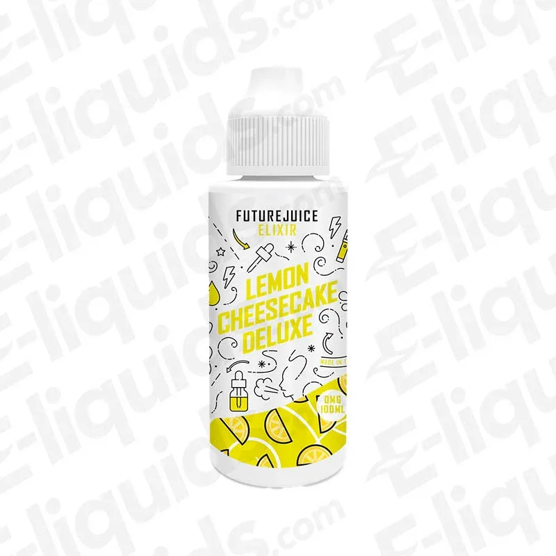 Future Juice Elixir Lemon Cheesecake Deluxe 100ml Shortfill Vape Juice