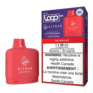 STLTH Loop Max X Elf Bar E-Liquid Pod Pack - Red Apple Ice 20ml