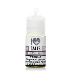 I Love Salts Juicy Apples Iced eJuice - Breazy