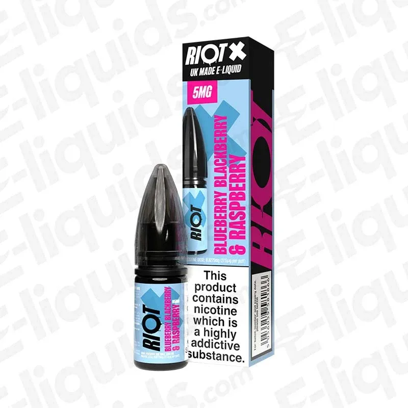 Riot Squad X Blueberry Blackberry & Raspberry Nic Salt