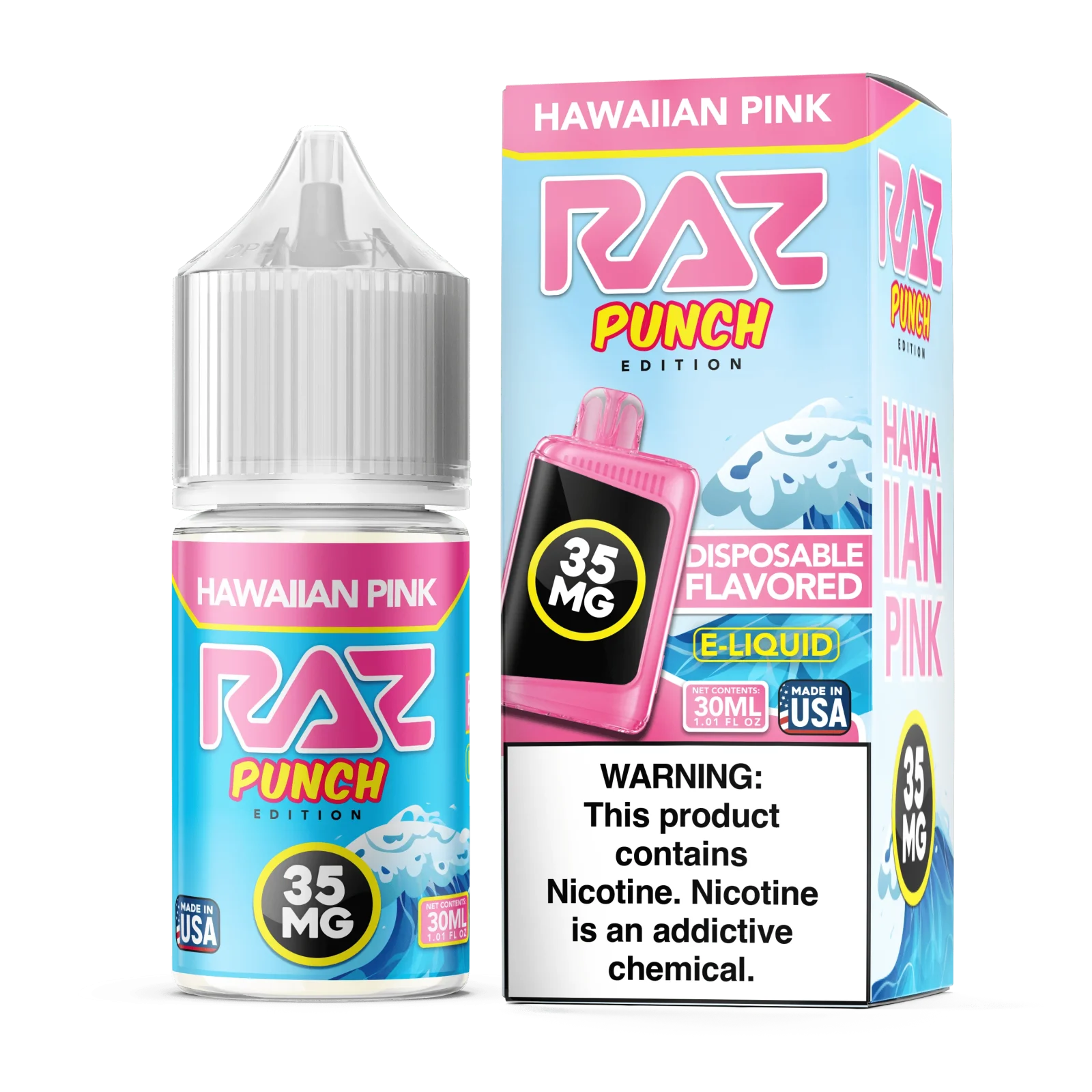 Hawaiian Pink SALT - Pod Juice x RAZ LTX - 30mL