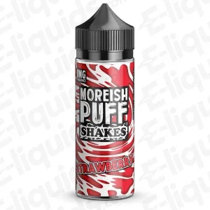 Moreish Puff Shakes Strawberry Shakes 100ml Shortfill Vape Juice