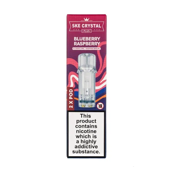 Blueberry Raspberry Crystal Plus Prefilled Pods by SKE