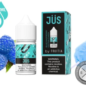 Blue Raspberry Cotton Candy JÜS FRUITIA SALT 30ml