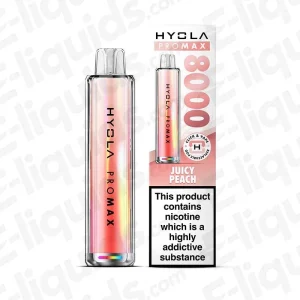 Hyola Pro Max 8000 Juicy Peach Prefilled Pod Kit