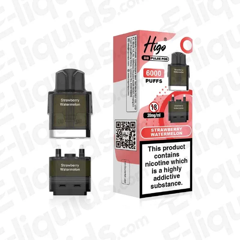 Higo BB Pulse Strawberry Watermelon Prefilled Pod