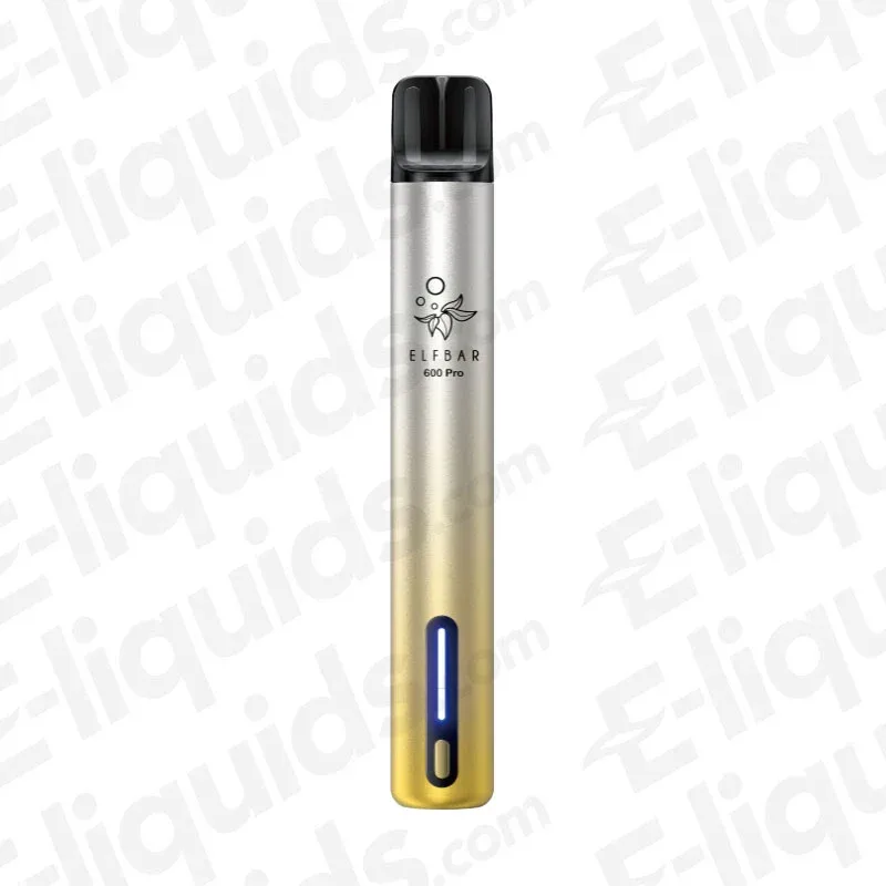 Elf Bar 600 Pro Aurora Gold - Strawberry Raspberry Cherry Ice Prefilled Pod Kit