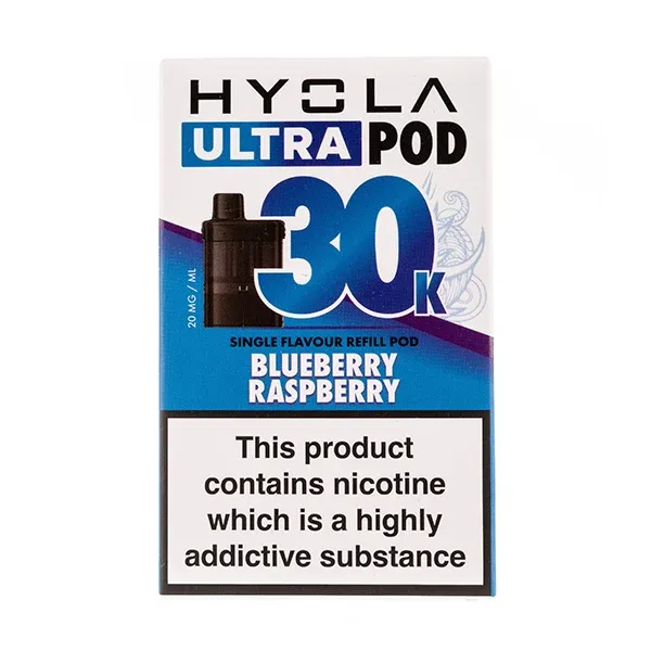 Blueberry Raspberry Ultra 30k Prefilled Pods by Hyola
