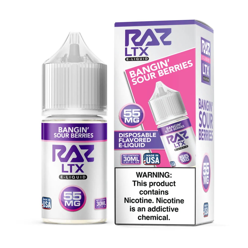Bangin' Sour Berries RAZ LTX Salts 30mL