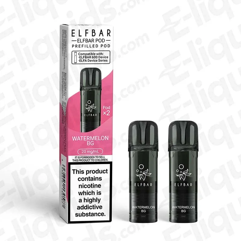 ELF BAR 600 Watermelon BG Prefilled Pod