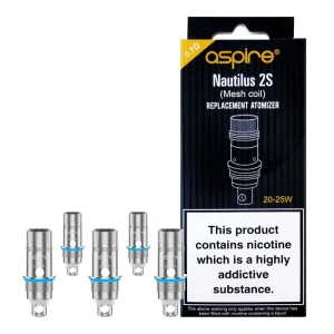 Aspire Nautilus 2S 0.7ohm Mesh Coils (Pack of 5)