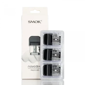 Smok Novo 3 0.8 Mesh Replacement Pod, 3 Pack