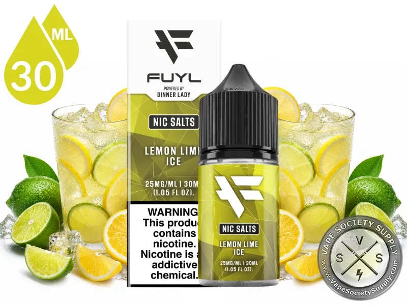 Lemon Lime Ice FUYL By Dinner Lady Salt 30ml