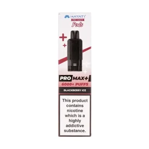 Blackberry Ice Pro Max Plus Prefilled Pod + Refill by Hayati