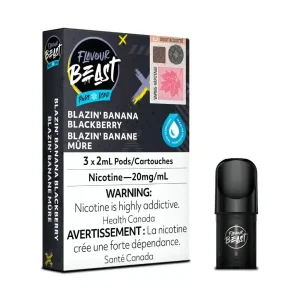 Flavour Beast Pods (STLTH) Blazin’ Banana Blackberry Iced