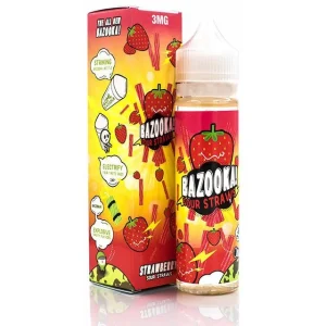 Strawberry Sour Straws by Bazooka Vape - 60mL