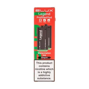 Watermelon Ice Legend 1500 Prefilled Pods by Elux