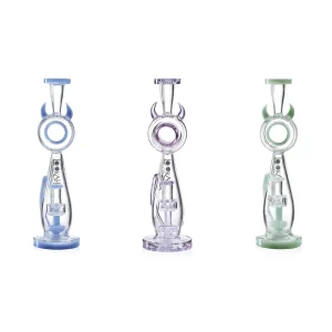 Lookah (Dab Rig) 12” Cute Percolator Elegant Cat Water Pipe