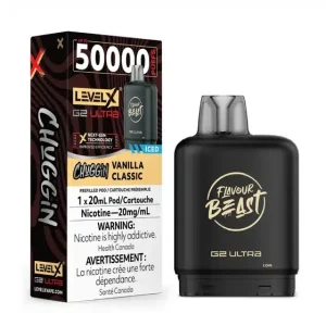 Level X Flavour Beast G2 Ultra Chuggin’ Vanilla Classic Iced (6/box)