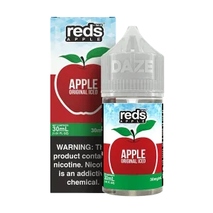 Apple Original ICED SALT - Red's Apple E-Juice by 7 Daze - 30mL