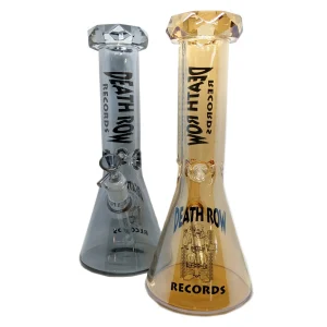 Death Row Records (Water Pipe) DRWP0007-0008 12" Electro Plated Beaker with 14mm Bowl
