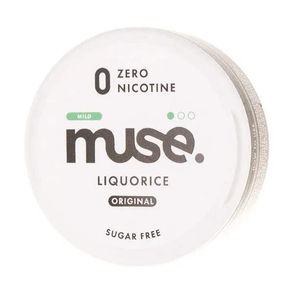 Liquorice Zero Nicotine Pouches by Muse