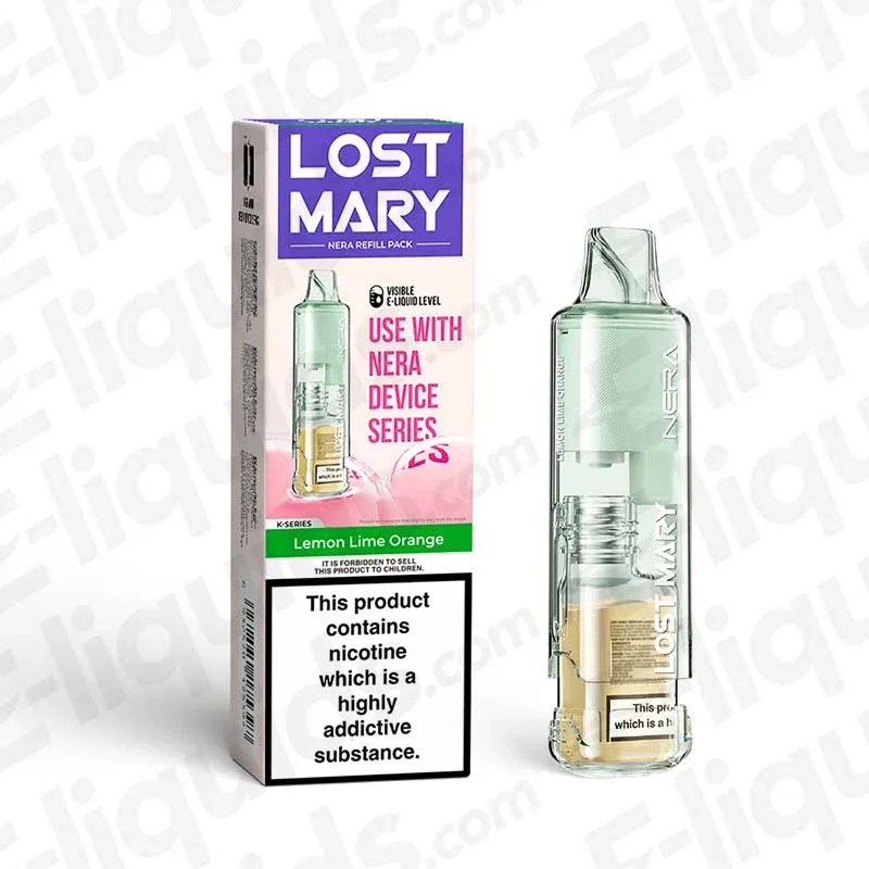 Lost Mary NERA 15K Pureview Lemon Lime Orange Prefilled Pods