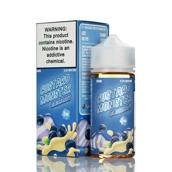 Custard Monster - Blueberry Custard - 100ml