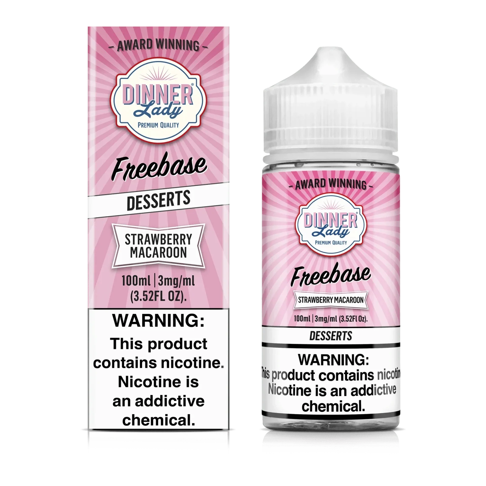Strawberry Macaroon - Dinner Lady - 100mL