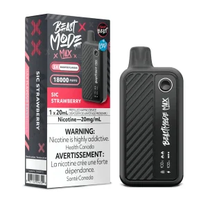 Flavour Beast Beast Mode Max 18K Disposable Sic Strawberry Iced