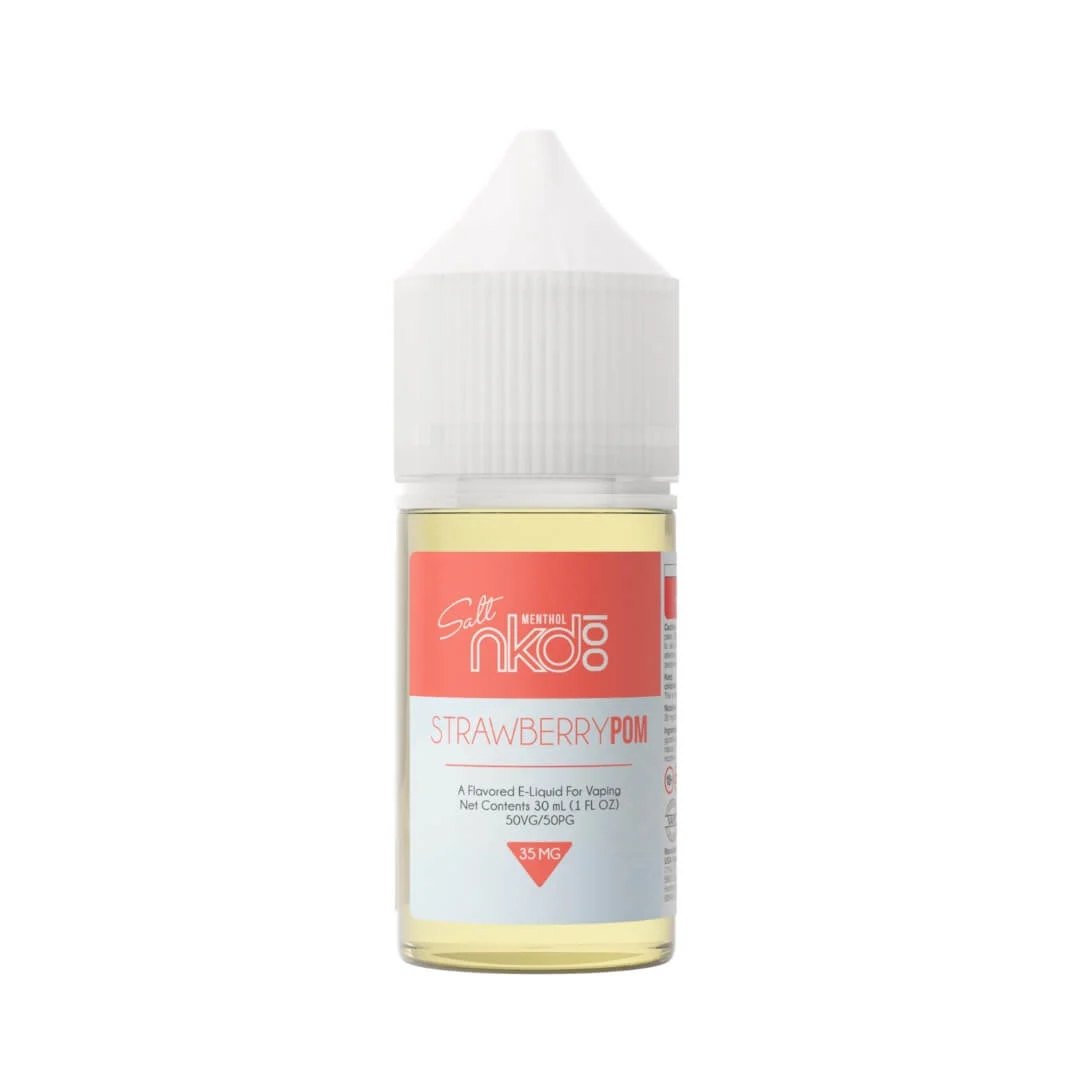 NKD100 Salt Menthol Strawberry POM eJuice