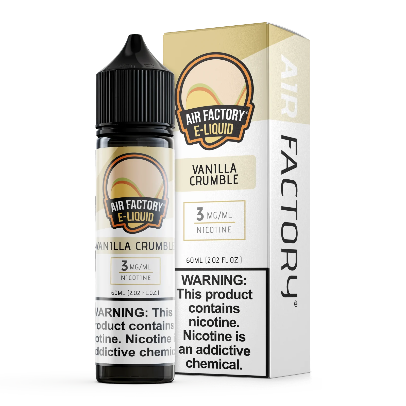 Vanilla Crumble/Kookie Krunch - Air Factory E-Liquids - 60mL - Image 2