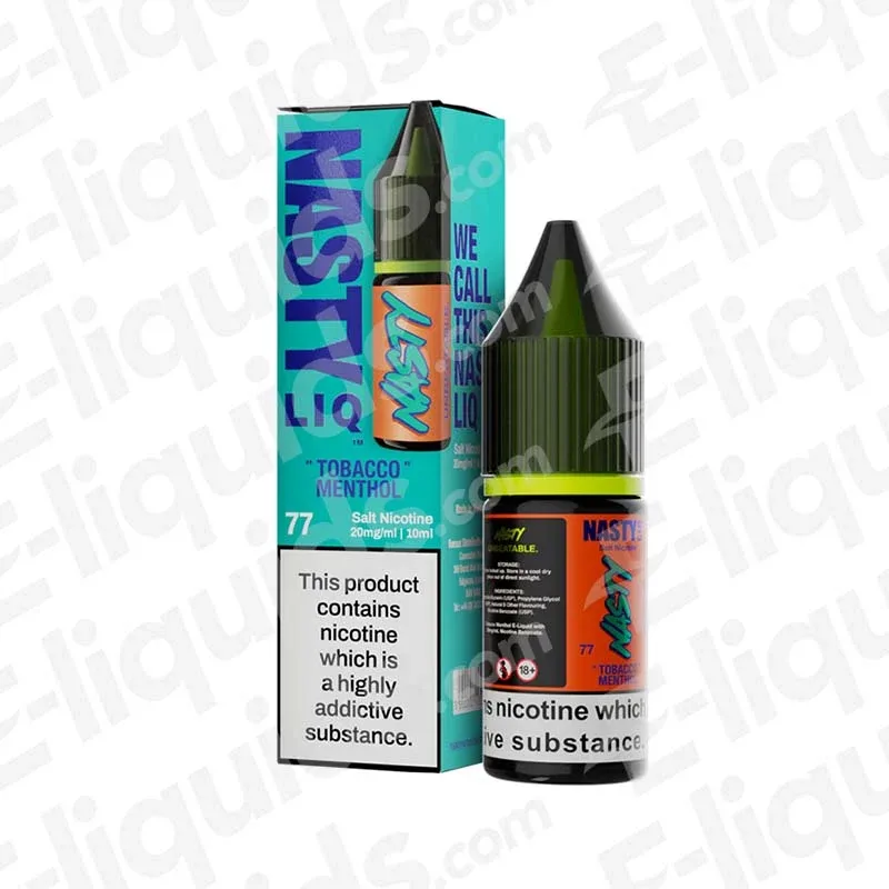Nasty Juice Tobacco Menthol Nic Salt