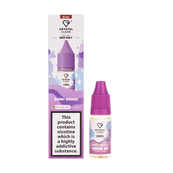 Berry Breeze Nic Salt E-Liquid by Crystal Clear