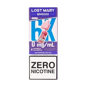 Watermelon Ice BM6000 Prefilled Pod + Refill by Lost Mary