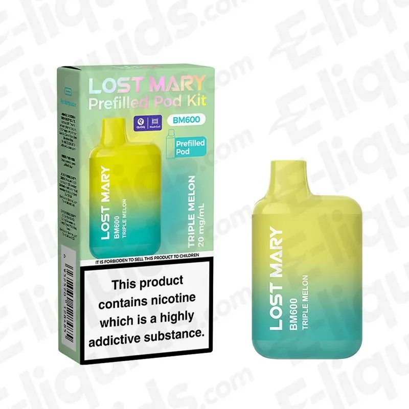 Lost Mary BM600 Triple Melon Prefilled Pod Kit