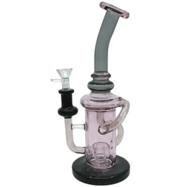11.5" Recycler Glass Water Pipe w/ Percolator