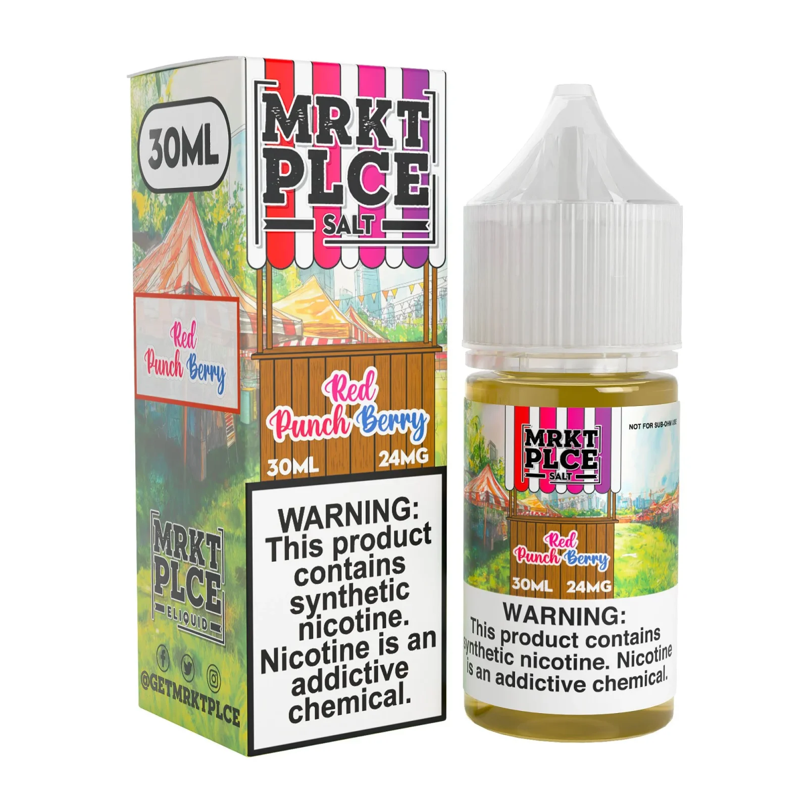 THE STND - Red Punch Berry MRKT PLCE Salts 30mL