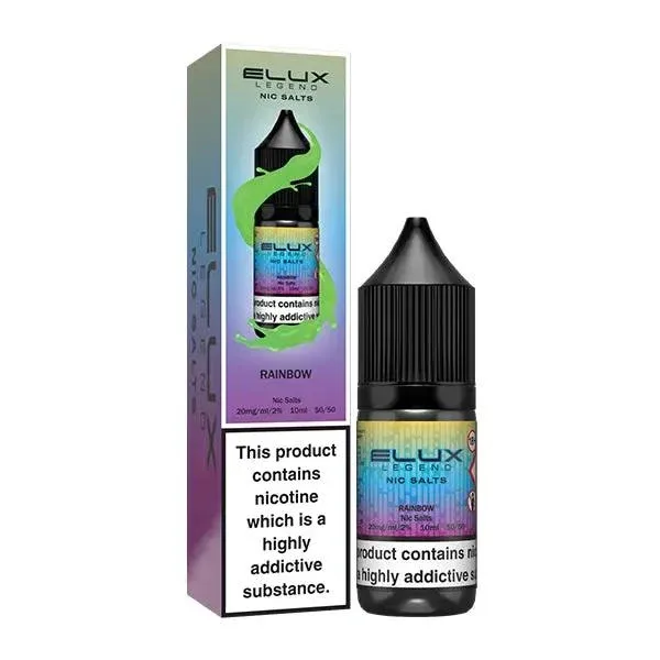 Rainbow Nic Salt E-Liquid by Elux Legend - Image 2