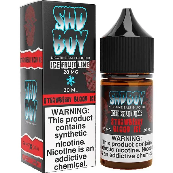 Strawberry Blood Ice by Sadboy Salt Series E-Liquid 30mL (Salt Nic)