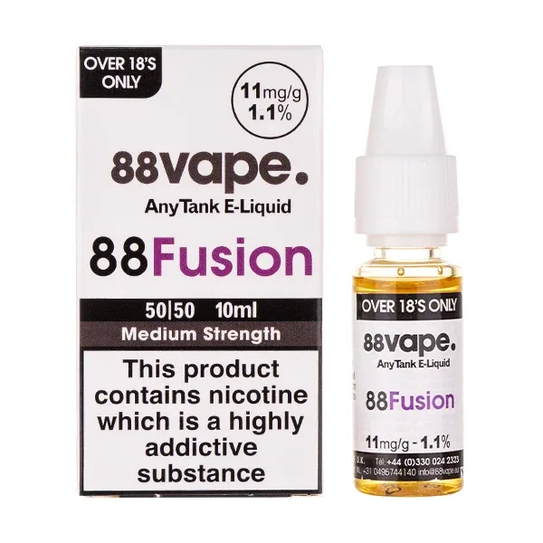 Fusion 50/50 E-Liquid by 88Vape