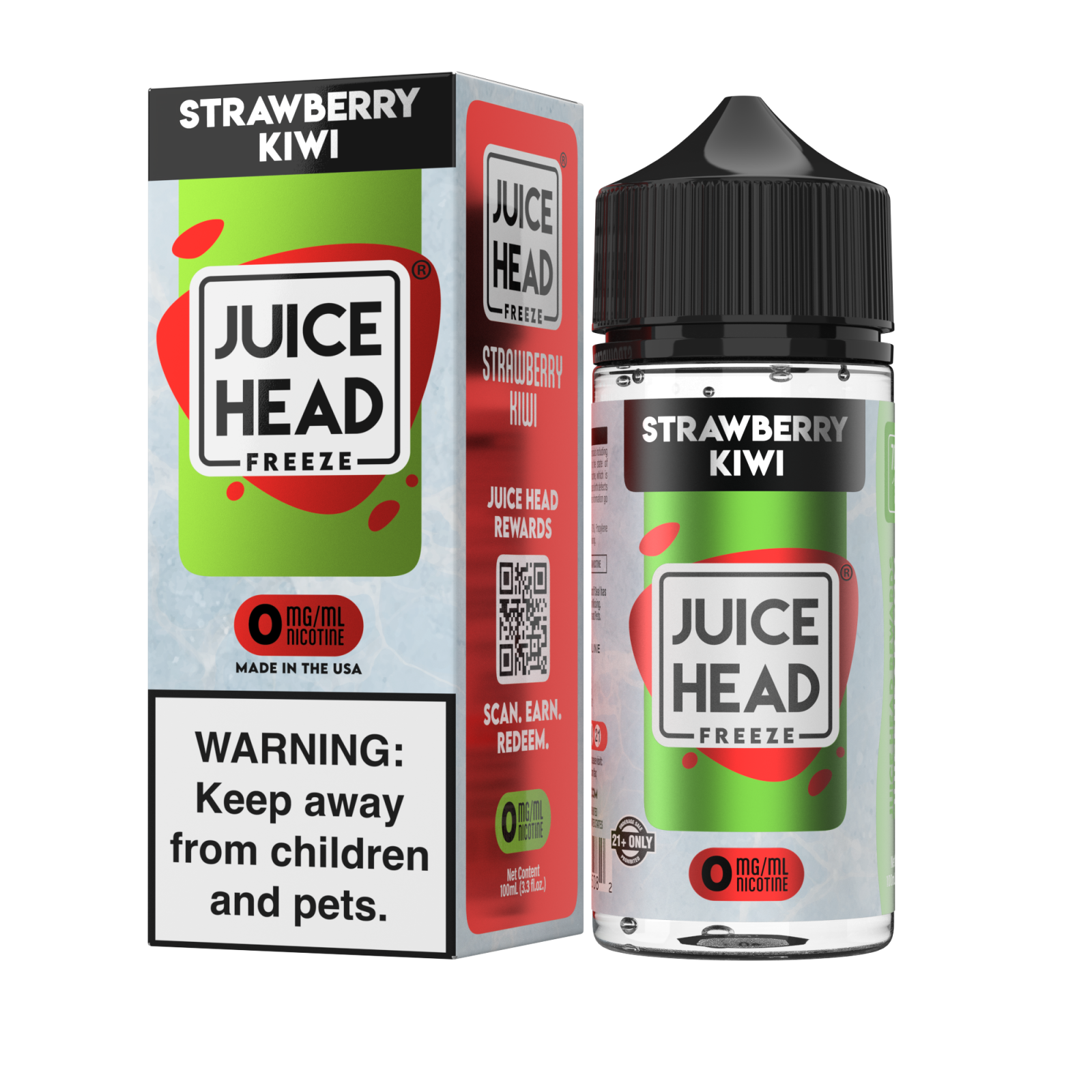 Juice Head Freeze Strawberry Kiwi eJuice