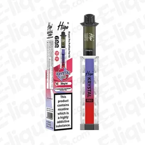 Higo Krystal Pro 600 Strawberry Raspberry Cherry Ice Prefilled Pod Kit