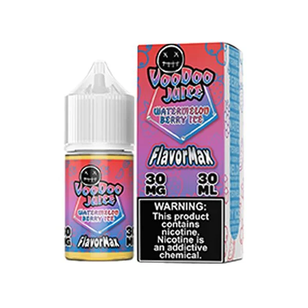 Watermelon Berry Ice by Voodoo Juice FlavorMax Salt Series E-Liquid 30mL (Salt Nic)