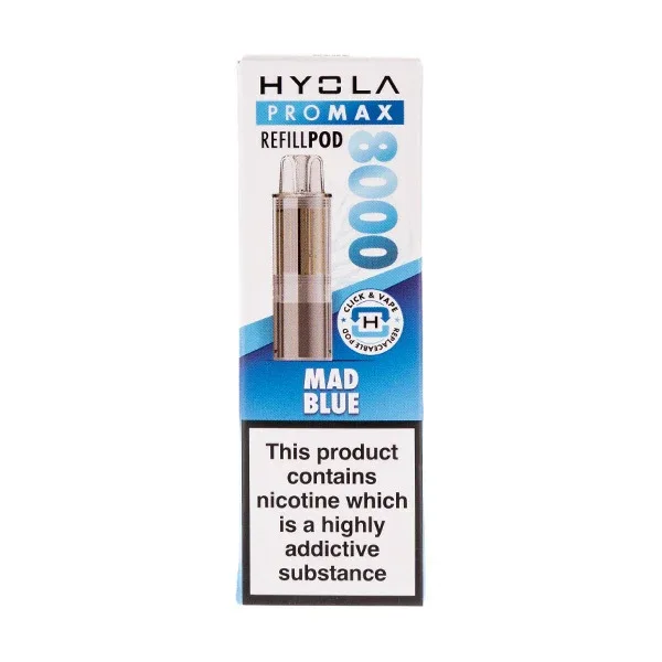 Mad Blue Pro Max 8000 Prefilled Pod + Refill by Hyola