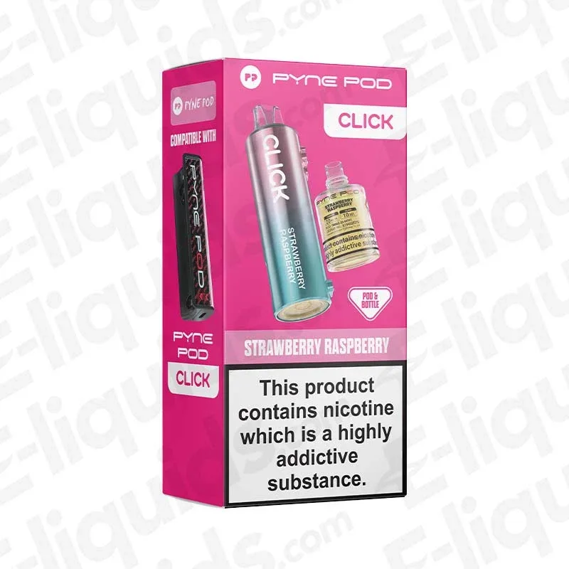 Pyne Pod Click 50K Strawberry Raspberry Prefilled Pod