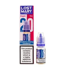 Blueberry Cherry Cranberry Nic Salt E-Liquid by Lost Mary