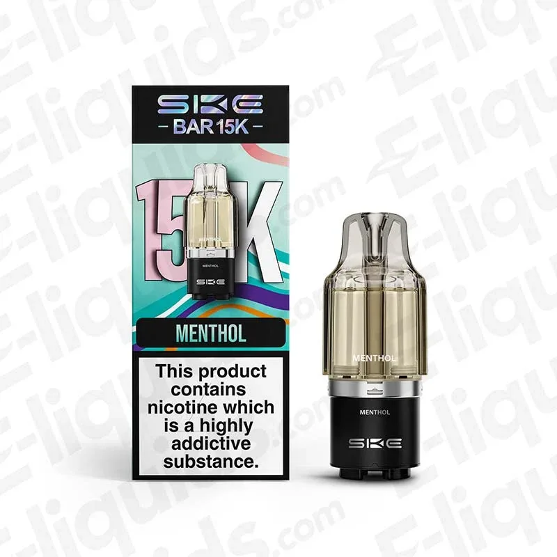 SKE Bar 15K Menthol Prefilled Pods