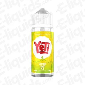 Yeti Summit Series 100ml Shortfill Lemon Lime Ice Vape Juice